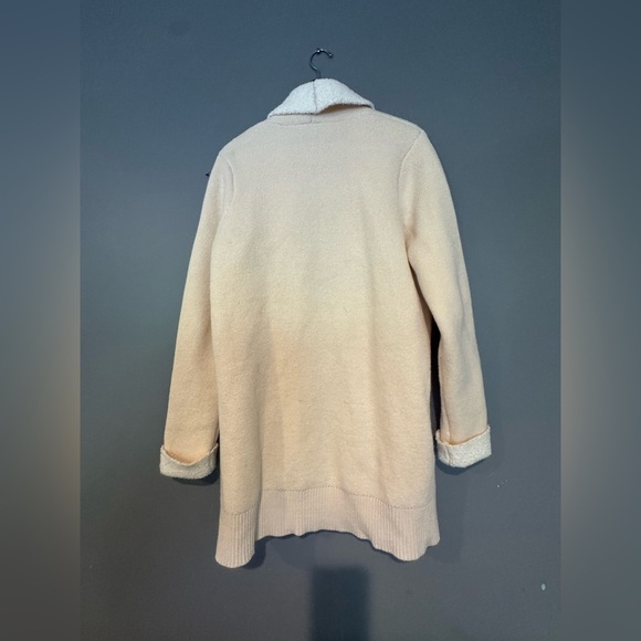 LOFT Women's Cream Cardigan Sweater - Picture 8 of 8